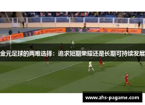 金元足球的两难选择:追求短期荣耀还是长期可持续发展 金元足球的两难选择:追求短期荣耀还是长期可持续发展